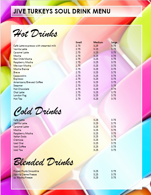 Bar Menu Template Free Inspirational 5 Free Sample Bar Menu Templates Printable Samples