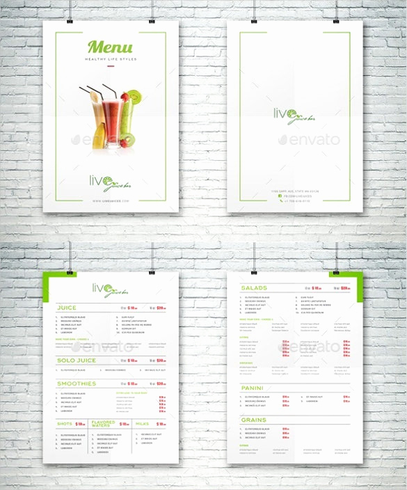 Bar Menu Template Free New 24 Bar Menu Templates – Free Sample Example format