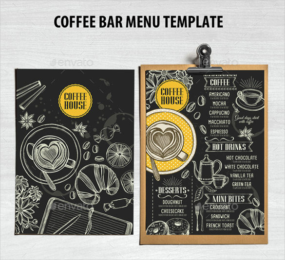 Bar Menu Template Free Unique 35 Bar Menu Templates Psd Eps Docs Pages