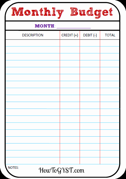 Basic Household Budget Template Lovely Basic Bud Ing the &quot;how to Gyst&quot; Beginners Guide How