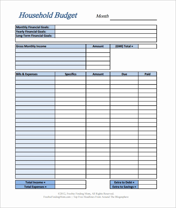 Basic Household Budget Template Luxury Free 13 Home Bud Samples In Google Docs