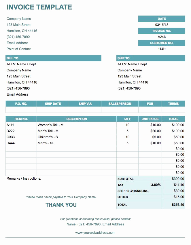Basic Invoice Template Google Docs Best Of Free Invoice Template Google Docs