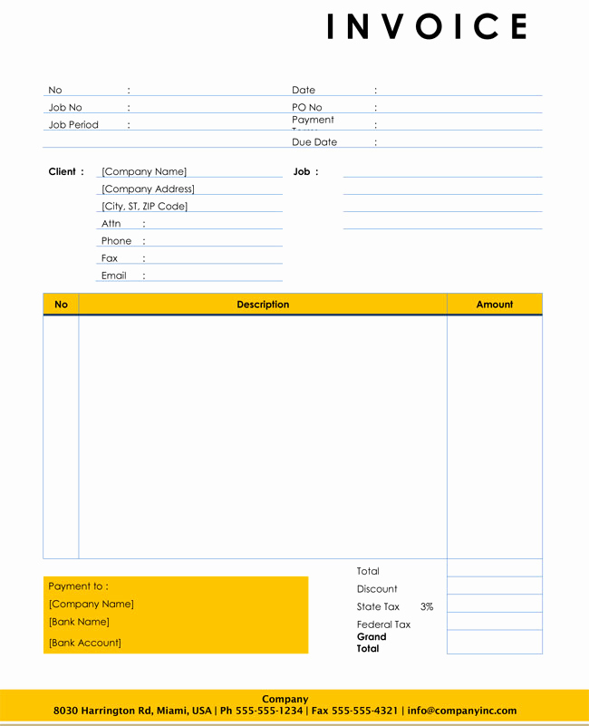 Basic Invoice Template Google Docs New 32 Free Invoice Templates Editable with Excel and Word