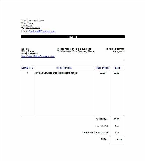 Basic Invoice Template Google Docs New Google Invoice Templates Free Download Invoice Template