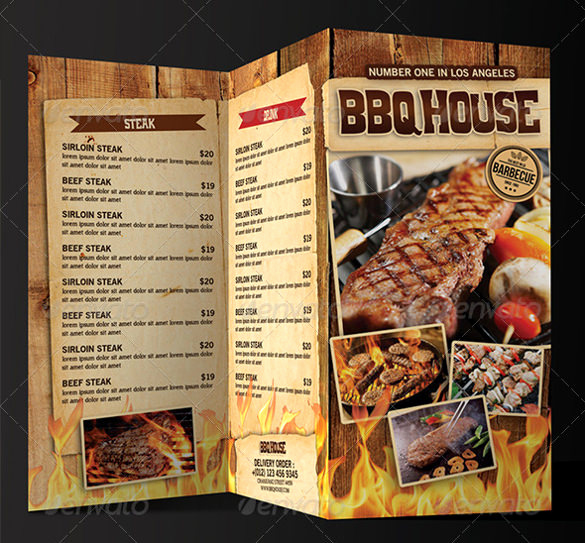 Bbq Catering Menu Template Awesome Bbq Menu Templates – 27 Free Psd Epd Documents Download