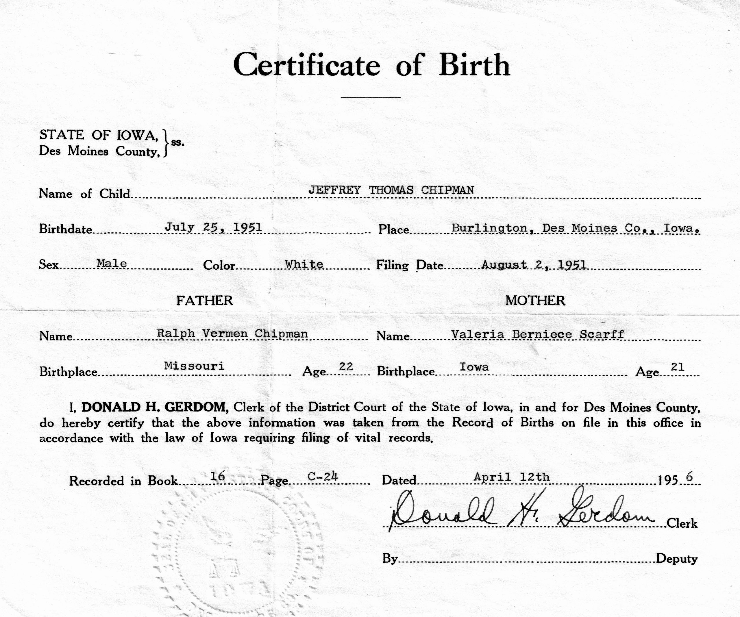 Birth Certificate Template Doc Beautiful 21 Free Birth Certificate Template Word Excel formats