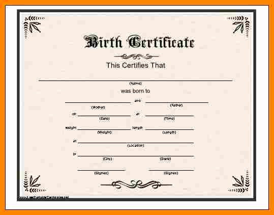 Birth Certificate Template Doc Best Of Certificate Template Google Docs – Planner Template Free