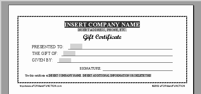 Blank Gift Certificate Template Word Beautiful Award Certificates Award Certificate Gift Certificate