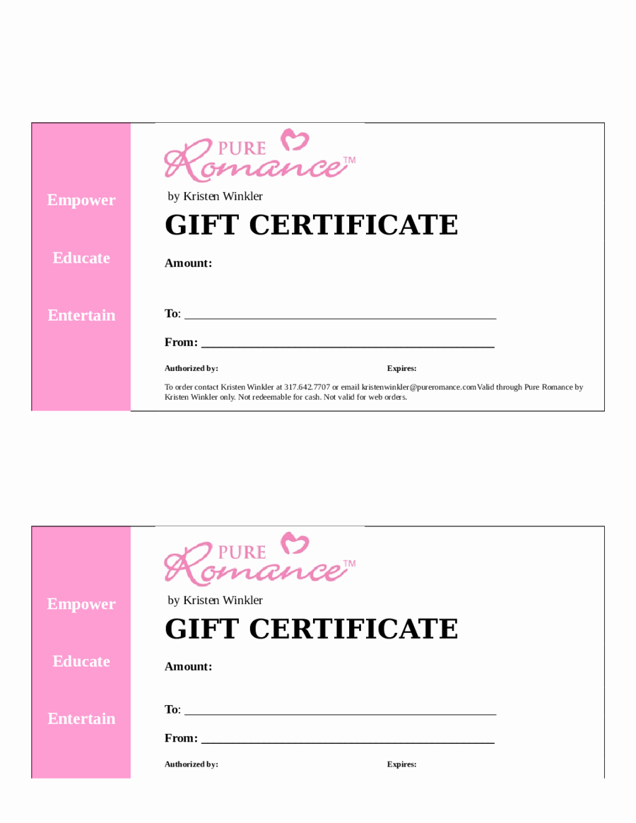 Blank Gift Certificate Template Word Beautiful Blank Gift Certificate Template Word