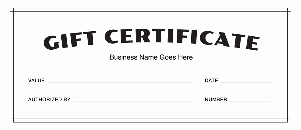 Blank Gift Certificate Template Word Fresh Gift Certificate Templates Download Free Gift