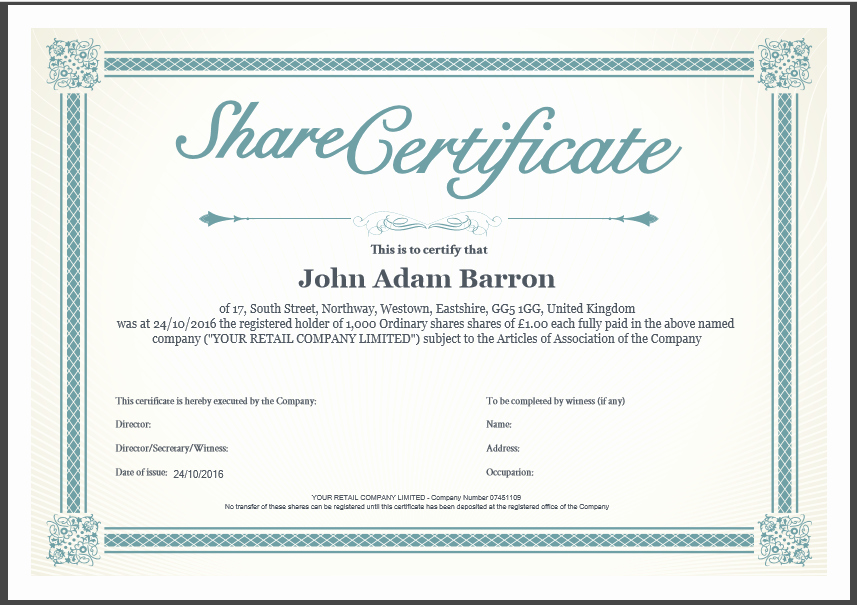 Blank Stock Certificate Template Free Fresh Another Inform Direct Product Update October 2016