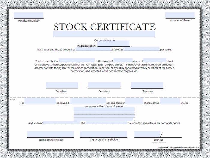 Blank Stock Certificate Template Free Inspirational 22 Stock Certificate Templates Word Psd Ai Publisher