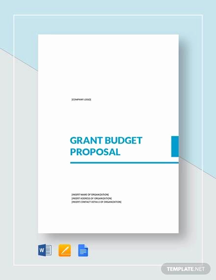 Budget Proposal Template Word Awesome Free 11 Sample Grant Proposals In Ms Word Pdf