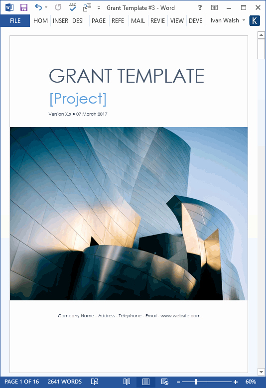Budget Proposal Template Word Fresh Grant Proposal Template Ms Word Excel – Templates forms