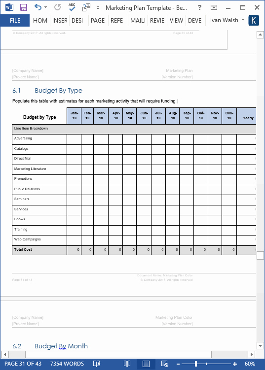 Budget Proposal Template Word Lovely Apple Iwork Templates – Instant Download