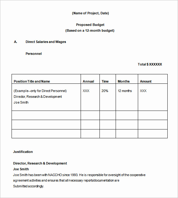 Budget Proposal Template Word Luxury Bud Proposal Template 22 Free Sample Example