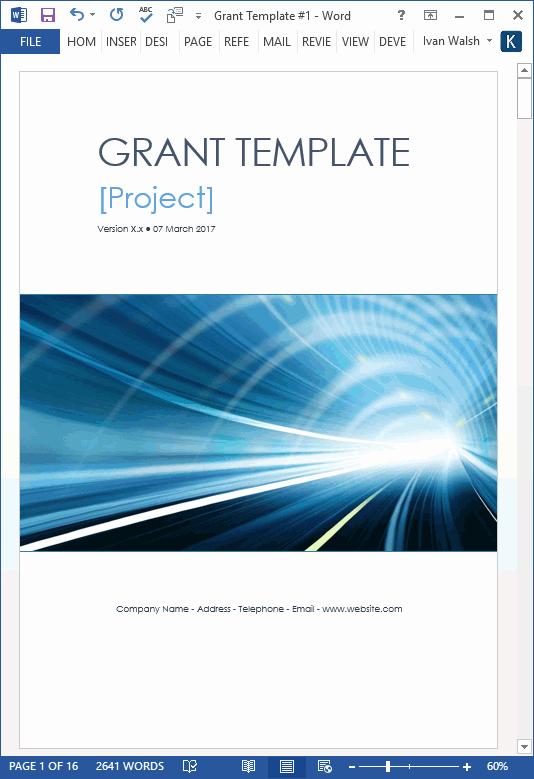 Budget Proposal Template Word New Grant Proposal Templates Ms Word Free Excel Spreadsheet