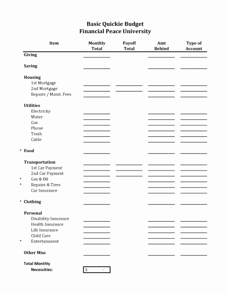 Budget Template Dave Ramsey Unique Dave Ramsey Bud Spreadsheet Template Google Spreadshee