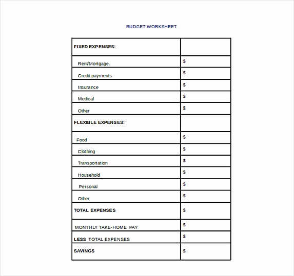 Budget Template for College Students Elegant College Bud Template