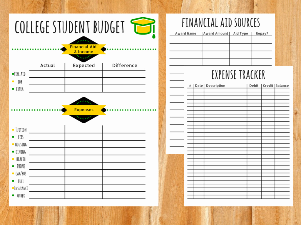 Budget Template for College Students Lovely Bud Template for College Students