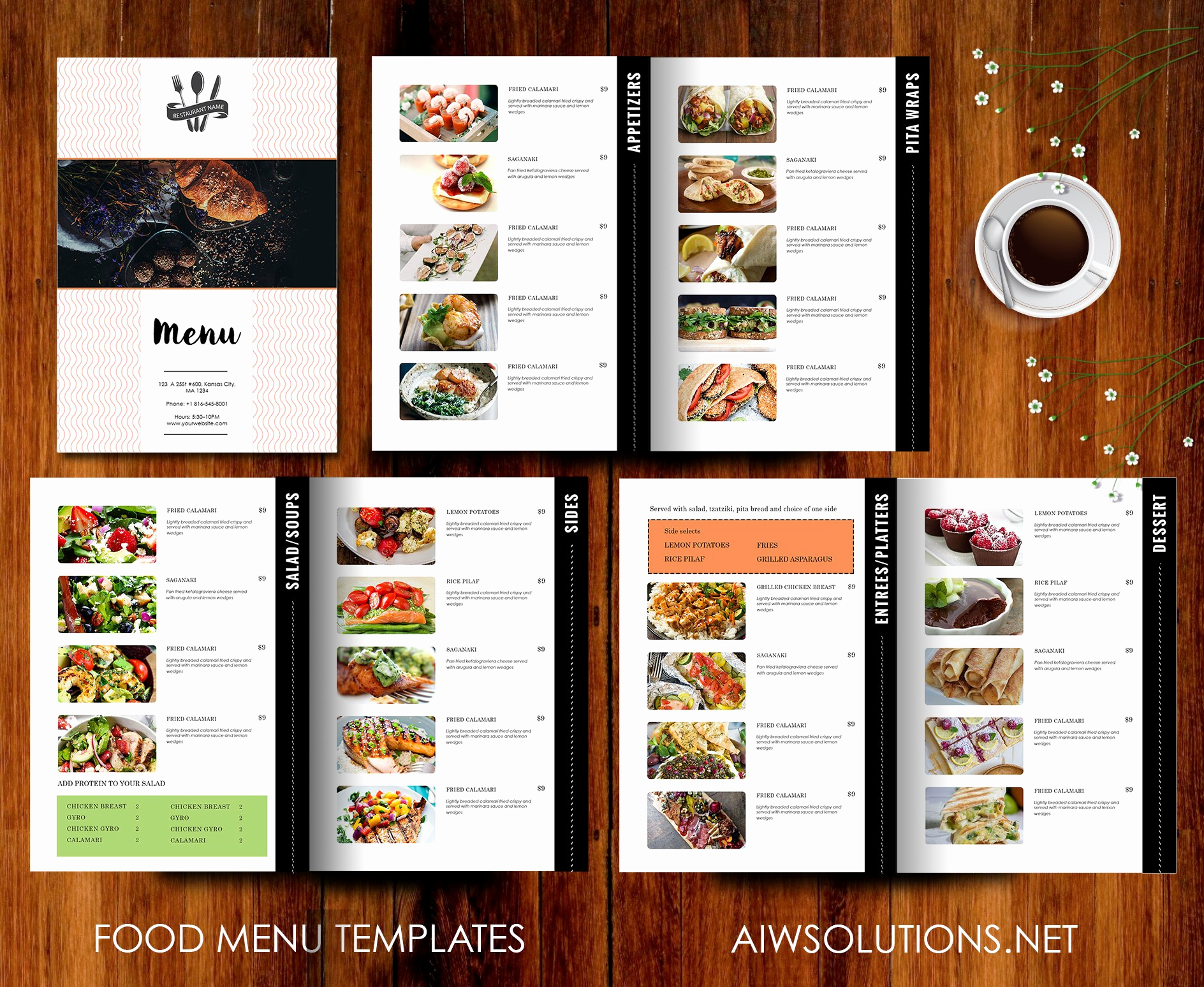 Catering Menu Template Word Luxury Restaurant Menu Template Brochure Templates Creative