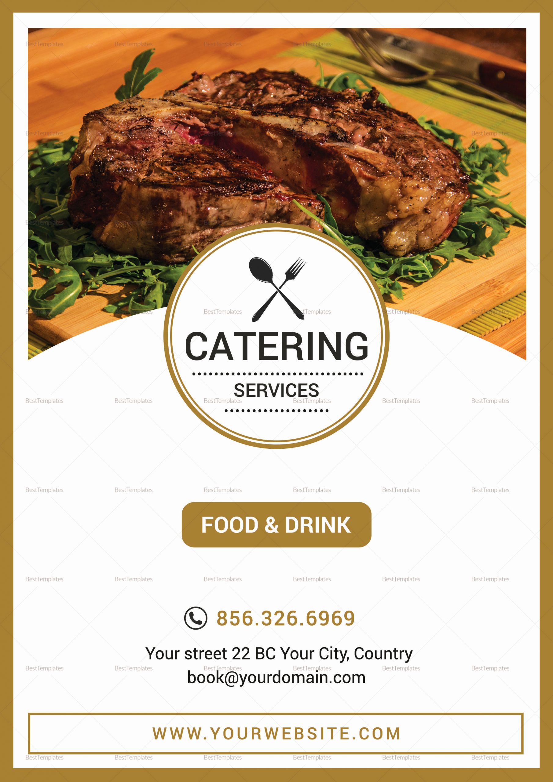 Catering Menu Template Word New Catering Services Menu Design Template In Psd Publisher Word