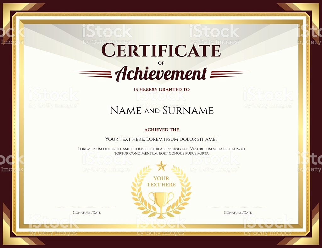 Certificate Of Accomplishment Template Awesome Stock Certificate Template