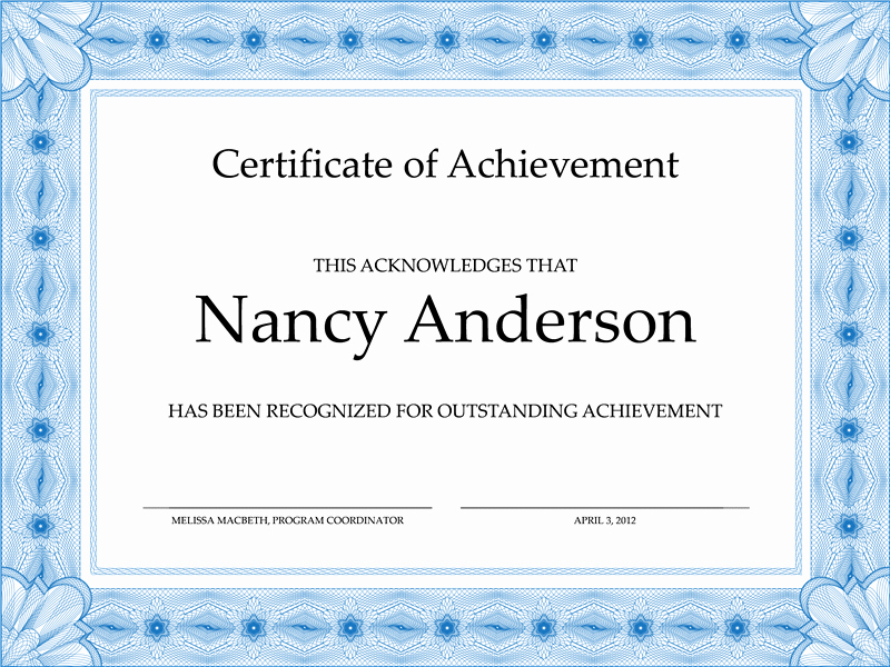 Certificate Of Accomplishment Template Beautiful Download Ac Plishment Free Certificate Templates for