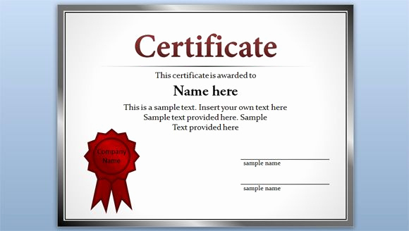 Certificate Of Appreciation Template Powerpoint Beautiful Free Editable Certificate Template for Powerpoint