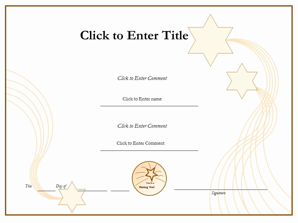 Certificate Of Appreciation Template Powerpoint Beautiful Student Success Diploma Certificate Template Of