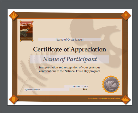 Certificate Of Appreciation Template Powerpoint Fresh Sample Certificate Of Appreciation Temaplate 12