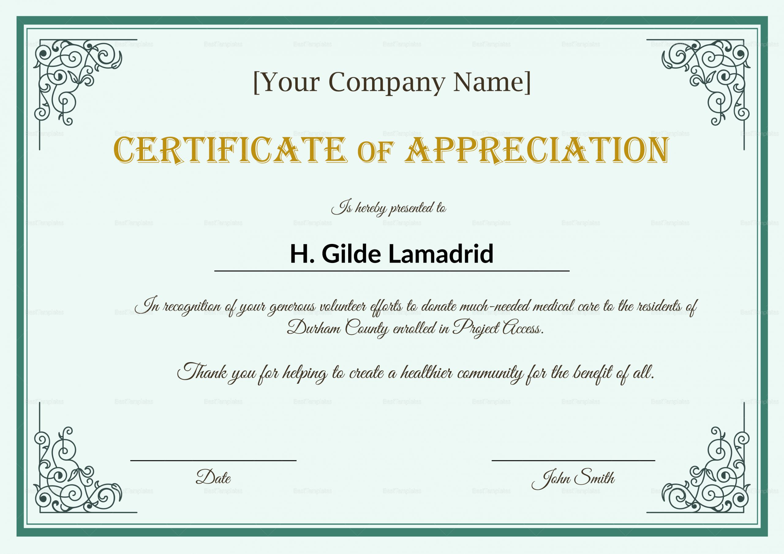 Certificate Of Appreciation Template Powerpoint Luxury Army Certificate Appreciation Template Ppt