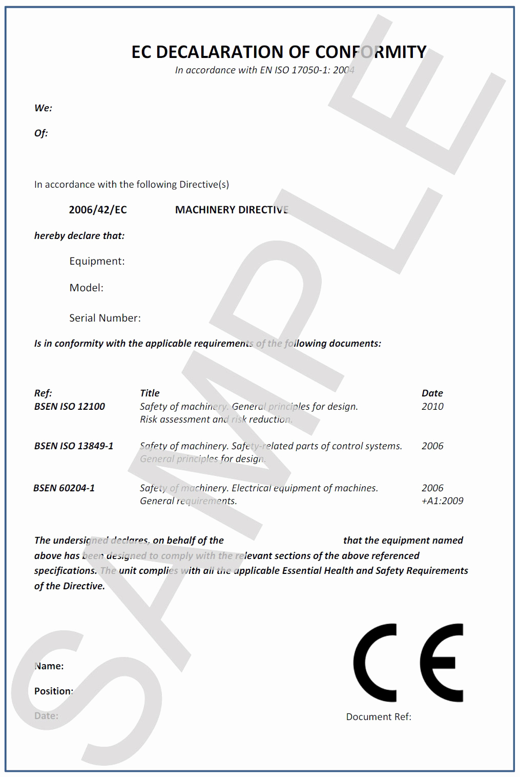 Certificate Of Compliance Template Best Of Ce Pliance iss Safety