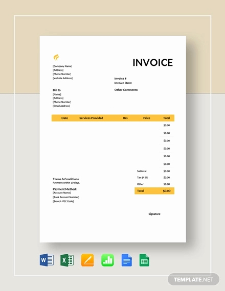 Child Care Invoice Template Awesome Free 7 Daycare Invoice Examples &amp; Samples In Google Docs