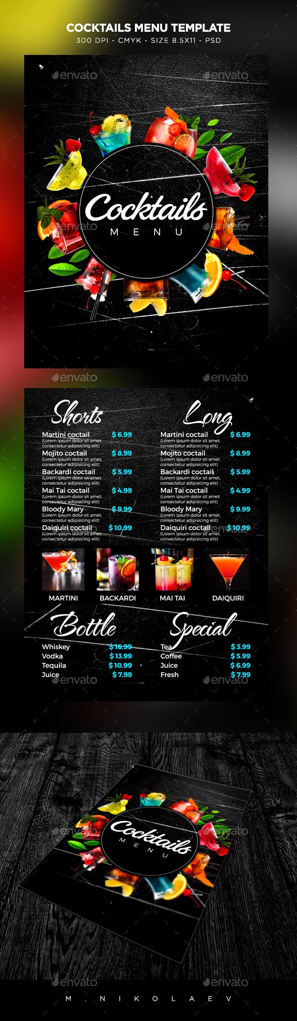 Cocktail Menu Template Free Lovely Pin About Drink Menu and Cocktail Menu On the Encore Bar