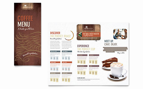 Coffee Shop Menu Template Free Lovely Restaurant Menu Templates Microsoft Word &amp; Publisher