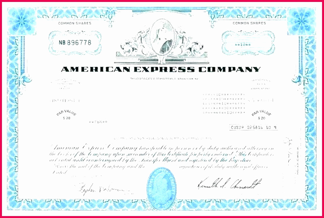 Common Stock Certificate Template Best Of 6 Free Mon Stock Certificate Template