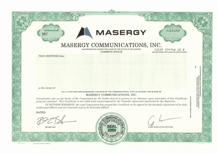 Common Stock Certificate Template Elegant Logo