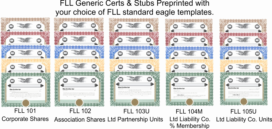 Common Stock Certificate Template Fresh 20 Generic Stock Certificates &amp; Blank Stub Sheets 5