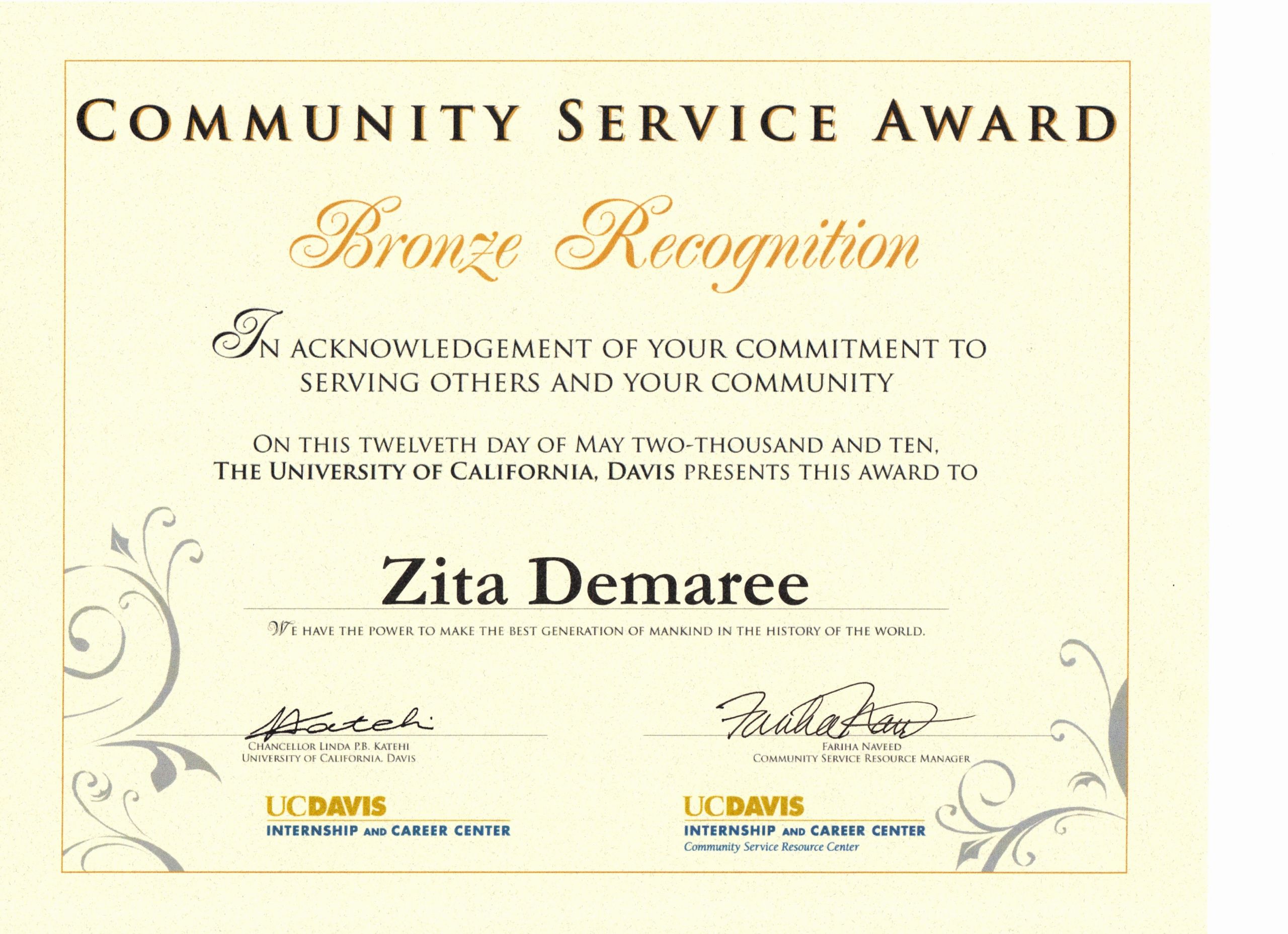 Community Service Hours Certificate Template Best Of &quot; Home for Collectors&quot; My Munity Service Award