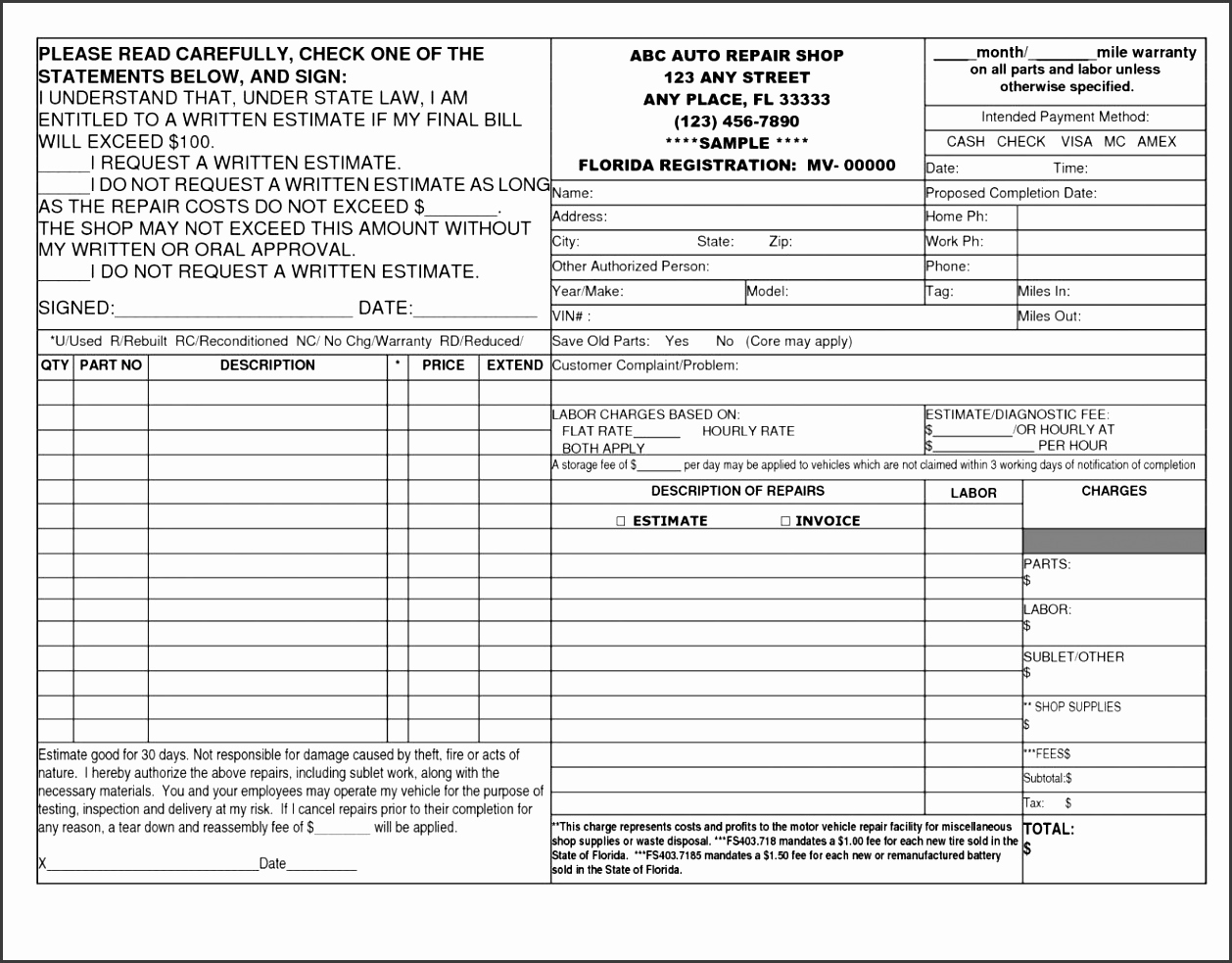 Computer Repair Invoice Template Beautiful 10 Puter Repair Invoice Sampletemplatess