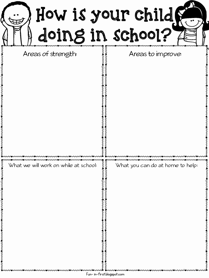 Conference Notes Template for Teachers Luxury Parent Teacher Conference Time and Must Have Freebies