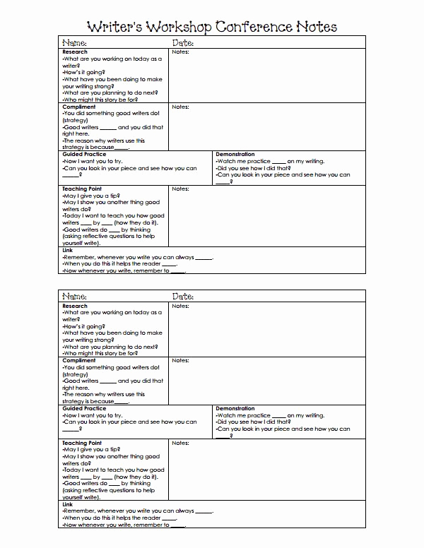 Conference Notes Template for Teachers Luxury the 25 Best Anecdotal Notes Ideas On Pinterest