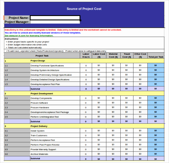 Construction Budget Template Excel Fresh Download Microsoft Templates Excel Free software Trackersn