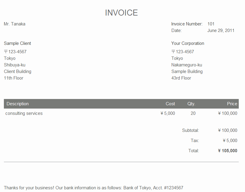 Consultant Invoice Template Excel Best Of Sample Invoice for Consulting Services