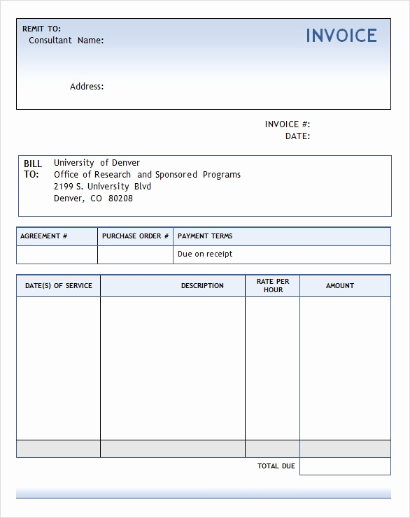 Consultant Invoice Template Excel Luxury Free 9 Consulting Invoice Samples In Google Docs