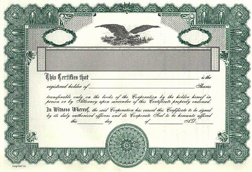Corporate Stock Certificate Template Awesome Free Printable Stock Certificate Template