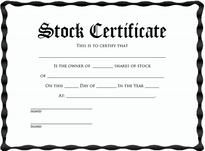 Corporate Stock Certificate Template Best Of 22 Stock Certificate Templates Word Psd Ai Publisher