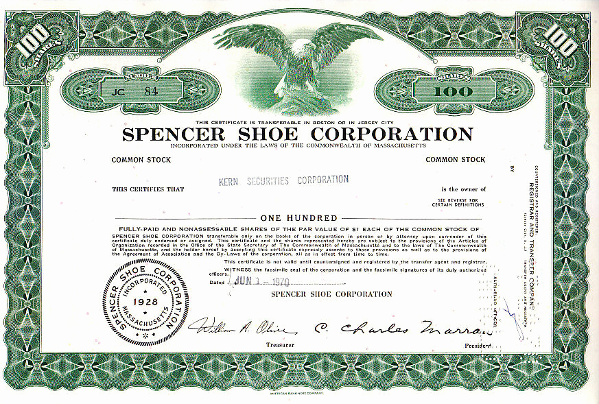 Corporate Stock Certificate Template Inspirational Broker Owned Stock Certificate Kern Securities