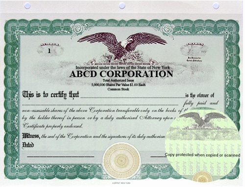 Corporate Stock Certificates Template Free Lovely Stock Certificates